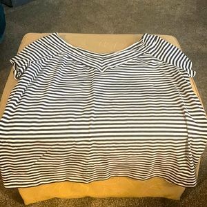 NEW! Navy Striped Chaps Tee